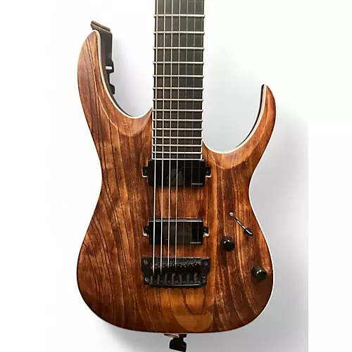 Used Ibanez RGAIX7U-ABS Iron Label ASH Solid Body Electric Guitar ASH