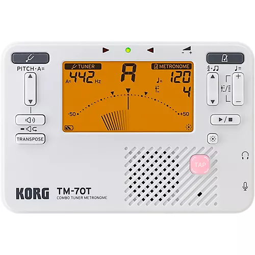 KORG TM-70 Tuner/Metronome White