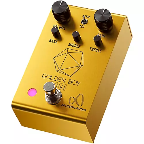 Jackson Audio Golden Boy Mini Overdrive Effects Pedal Gold