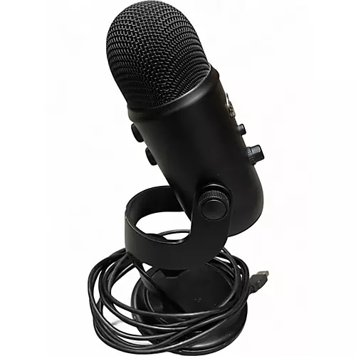 Used Blue Yeti Blackout USB Microphone