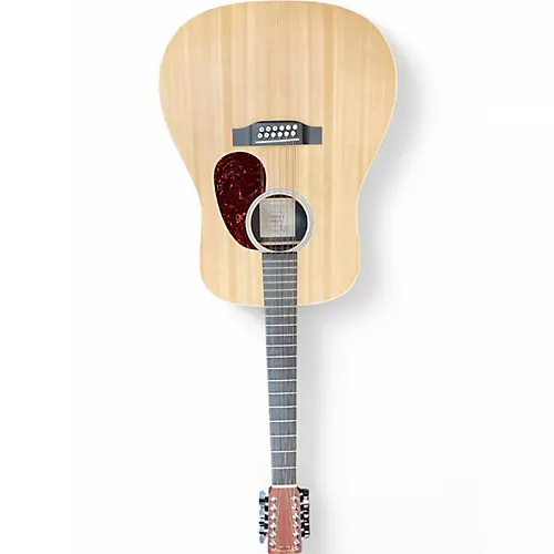 Used Martin DX2E Natural 12 String Acoustic Electric Guitar Natural