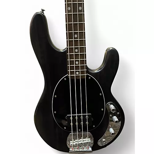 Used Sterling by Music Man Sub 4 Black Electric Bass Guitar Black