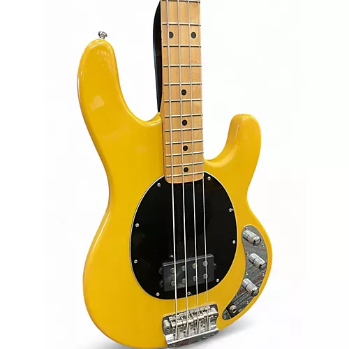 Used Ernie Ball Music Man STERLING USA HH BLACK Electric Bass Guitar BLACK