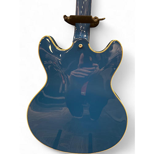 Used D'Angelico dc DELUXE Blue Hollow Body Electric Guitar Blue