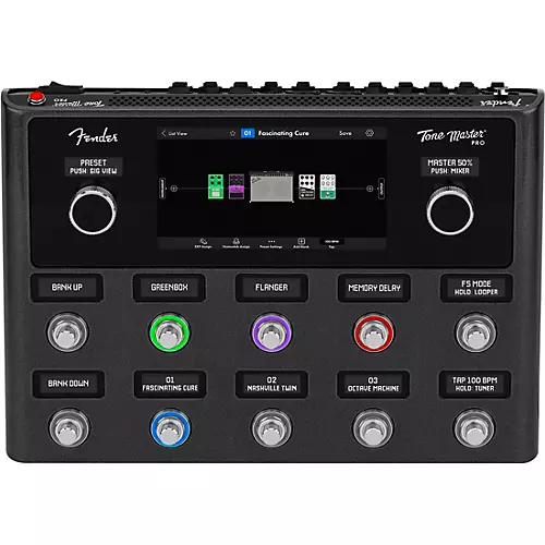 Fender Tone Master Pro Multi-Effects Guitar Pedal Black