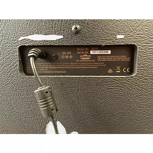 Used VOX AV15 15W 1x8 Analog Modeling Guitar Combo Amp