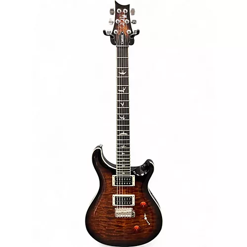 Used 2023 PRS SE Custom 24 Mocha Burst Solid Body Electric Guitar Mocha Burst