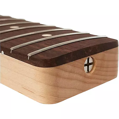 Allparts TBRO Telecaster Bass Replacement Neck, Maple With Rosewood Fretboard