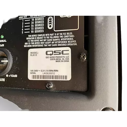 Used QSC KLA12 Powered Speaker