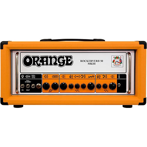 Orange Amplifiers Rockerverb 50 MKIII 50W Tube Guitar Amp Head Orange