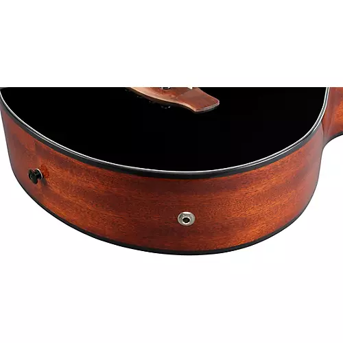 Ibanez AEGB24E Acoustic-Electric Bass Guitar Black Gloss