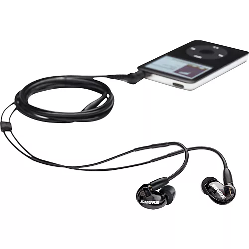 Shure SE215 Dynamic MicroDriver Earphones Black