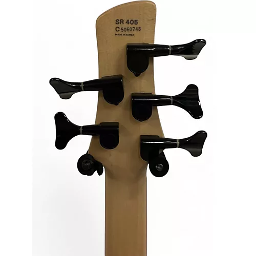 Used Ibanez SR405 5 String Jewel Blue Electric Bass Guitar Jewel Blue