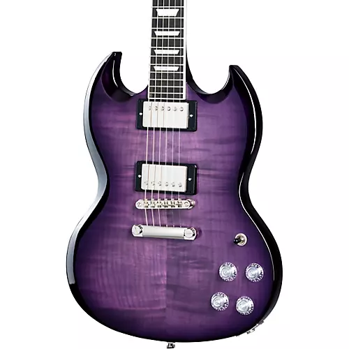 Epiphone SG Modern Figured Electric Guitar Purple Burst