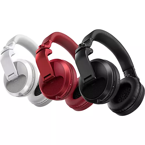 Pioneer DJ HDJ-X5BT Over-Ear DJ Headphones With Bluetooth Red