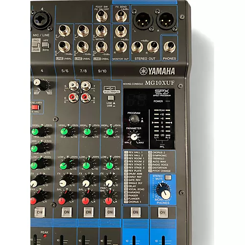 Used Yamaha MG10XUF Unpowered Mixer