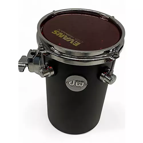 Used DW 6X10 DESIGN SERIES RATA TOM Black Drum Black 77