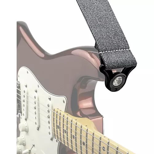 D'Addario Auto Lock Straps: Skater Series Gray 2 in.