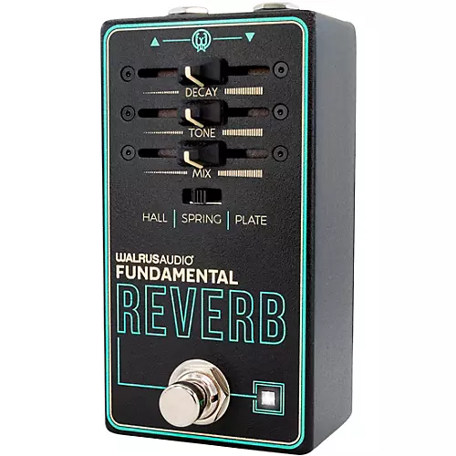 Walrus Audio Fundamental Series Reverb Effects Pedal Black