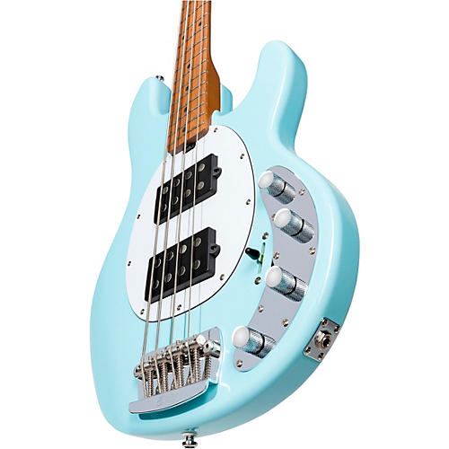 Sterling by Music Man StingRay RAY34 HH Bass Daphne Blue