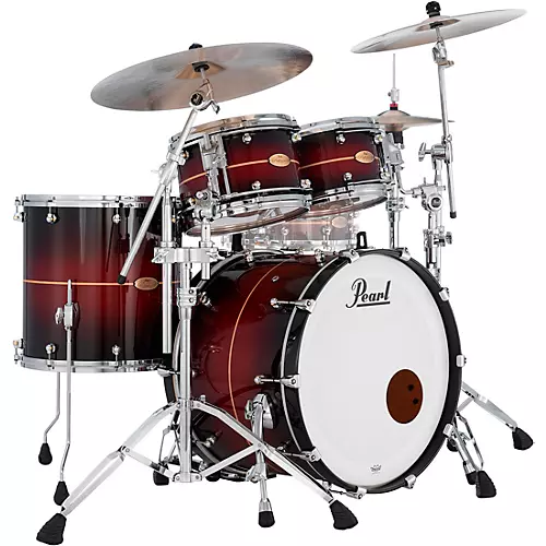 Pearl Reference One 4-Piece Shell Pack Natural Banded Redburst