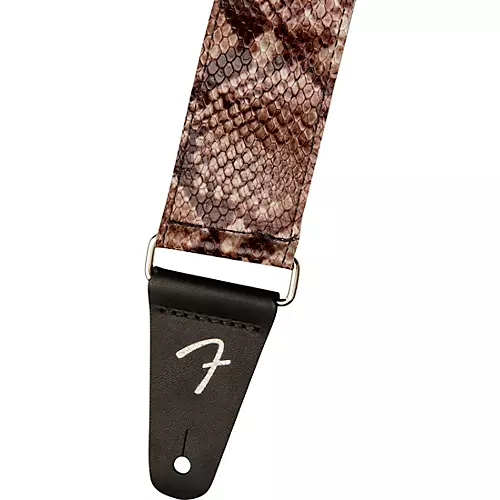 Fender Wild Faux Leather Guitar Strap Snake Skin 2 in.