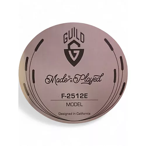 Used Guild F2512E Natural 12 String Acoustic Guitar Natural