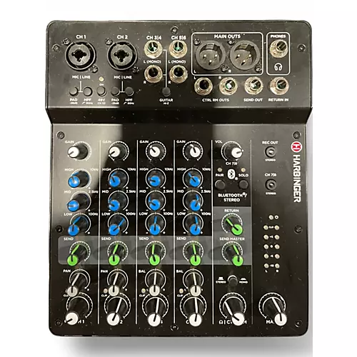 Used Harbinger LV8 Unpowered Mixer