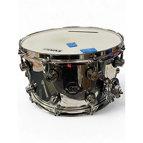 Used DW 14in Performance Series Steel Snare Chrome Drum Chrome 33