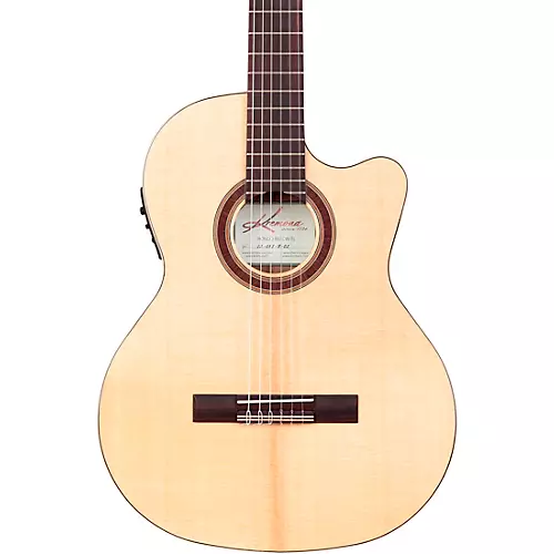 Kremona Rondo Thin Line Classical Acoustic-Electric Guitar Natural