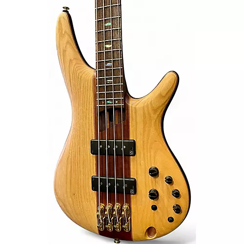Used Ibanez SR1300ENTF Natural Electric Bass Guitar Natural