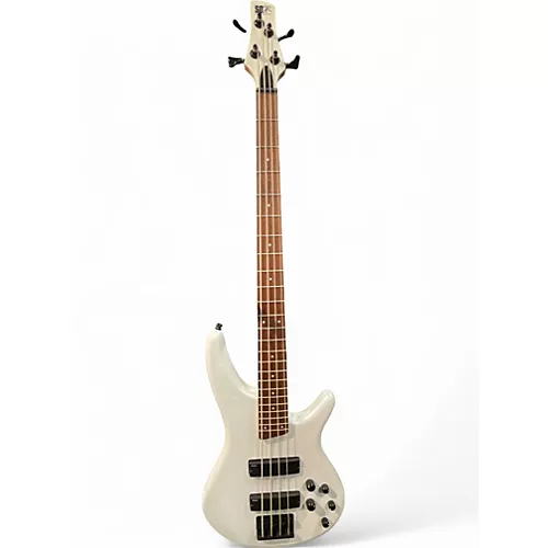 Used Ibanez SR250 White Electric Bass Guitar White