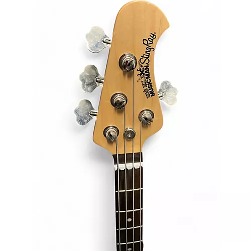 Used Ernie Ball Music Man Stingray 4 String Black Electric Bass Guitar Black
