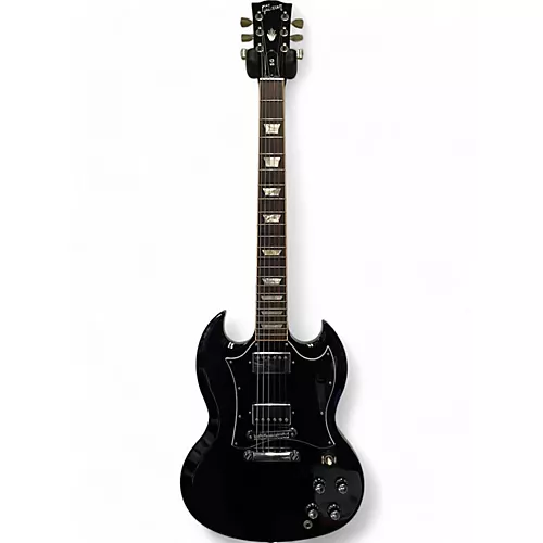 Used 2008 Gibson SG Standard Ebony Solid Body Electric Guitar Ebony