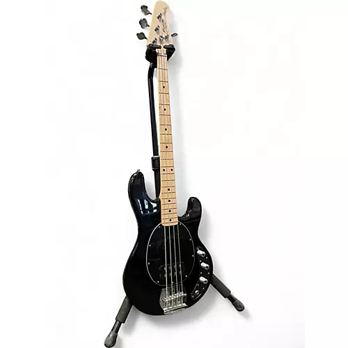 Used Sterling by Music Man Sub 4 Black Electric Bass Guitar Black