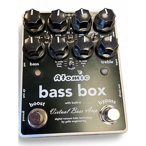 Used Atomic BASS BOX Bass Effect Pedal
