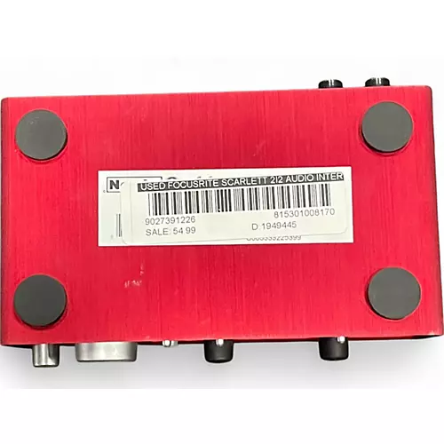 Used Focusrite Scarlett 2i2 Audio Interface