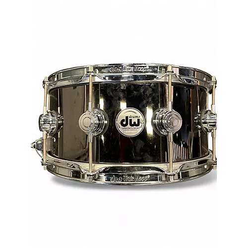 Used DW 14X5.5 Collector's Series Snare Drum Black Nickel Over Brass black nickel over brass 211