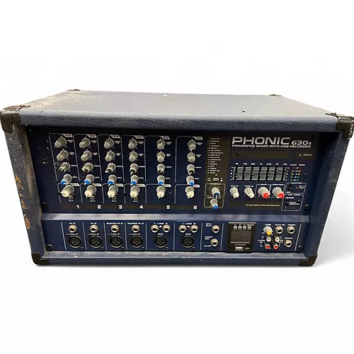 Used Phonic 630R Powered Mixer