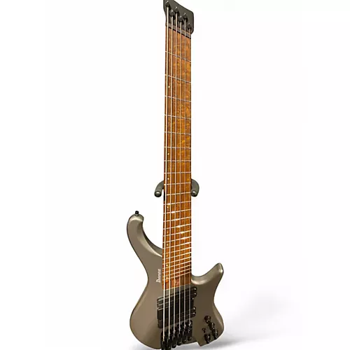 Used Ibanez EHB1006MS Metallic Silver Electric Bass Guitar Metallic Silver