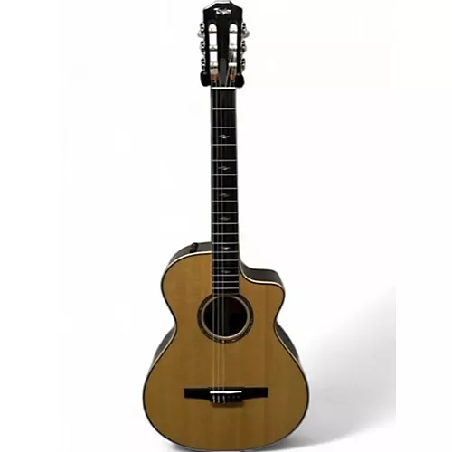 Used Taylor 812CEN Natural Classical Acoustic Electric Guitar Natural