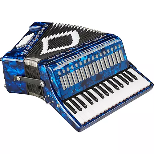 SofiaMari SM-3232 32 Piano 32 Bass Accordion Dark Blue Pearl