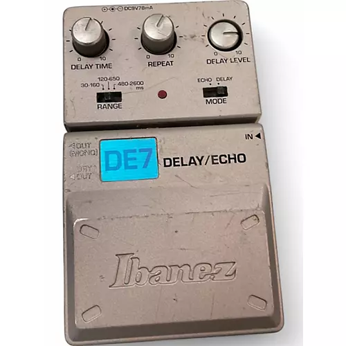 Used Ibanez DE7 Effect Pedal