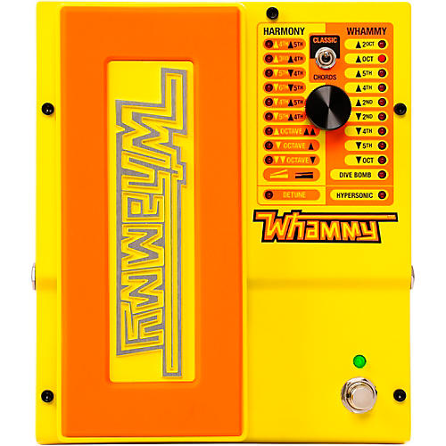 DigiTech MonoNeon Whammy Signature Whammy Effects Pedal Yellow and Orange