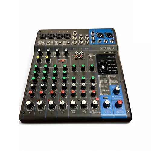 Used Yamaha MG10XU 10 Channel Mixer with Effects Unpowered Mixer