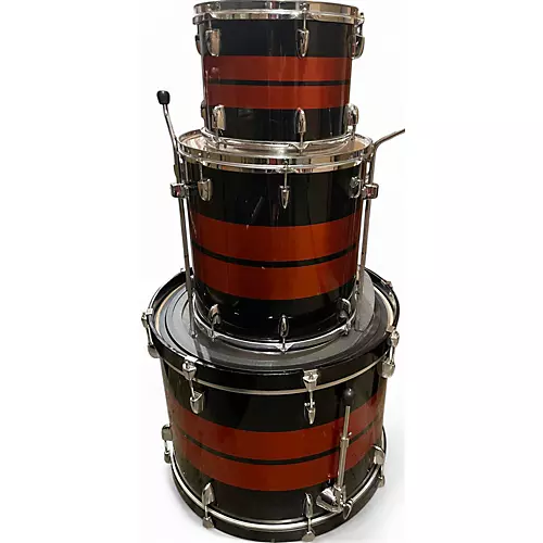 Used Yamaha 3 piece Tour Custom 2 Tone Sunburst Drum Kit 2 Tone Sunburst