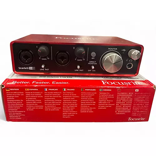 Used Focusrite Scarlett 2i2 Gen 2 Audio Interface
