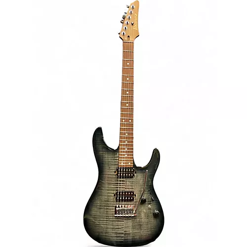 Used Ibanez AZ24S1F Transparent Black Sunburst Solid Body Electric Guitar Transparent Black Sunburst