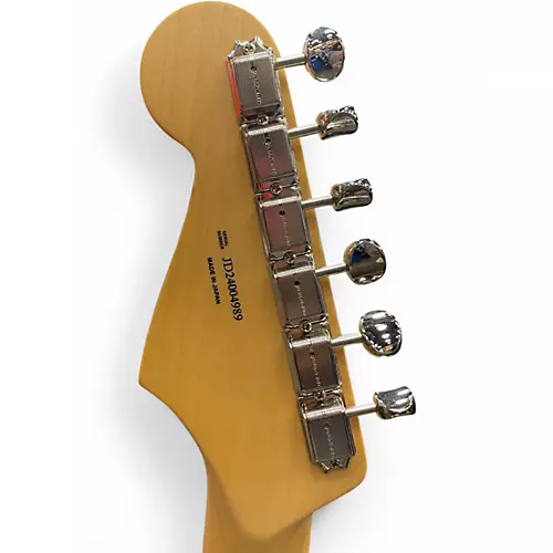 Used Fender MIJ Stratocaster Black Solid Body Electric Guitar Black