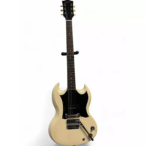 Vintage 1967 Gibson SG Junior White Solid Body Electric Guitar White